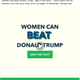 an ad from Amy Klobuchar that says "If you think women aren’t electable, you haven’t been paying attention. Women can beat Donald Trump. Take it from Amy -- she’s never lost an election, and with your help, she’ll win again in November. Donate now."